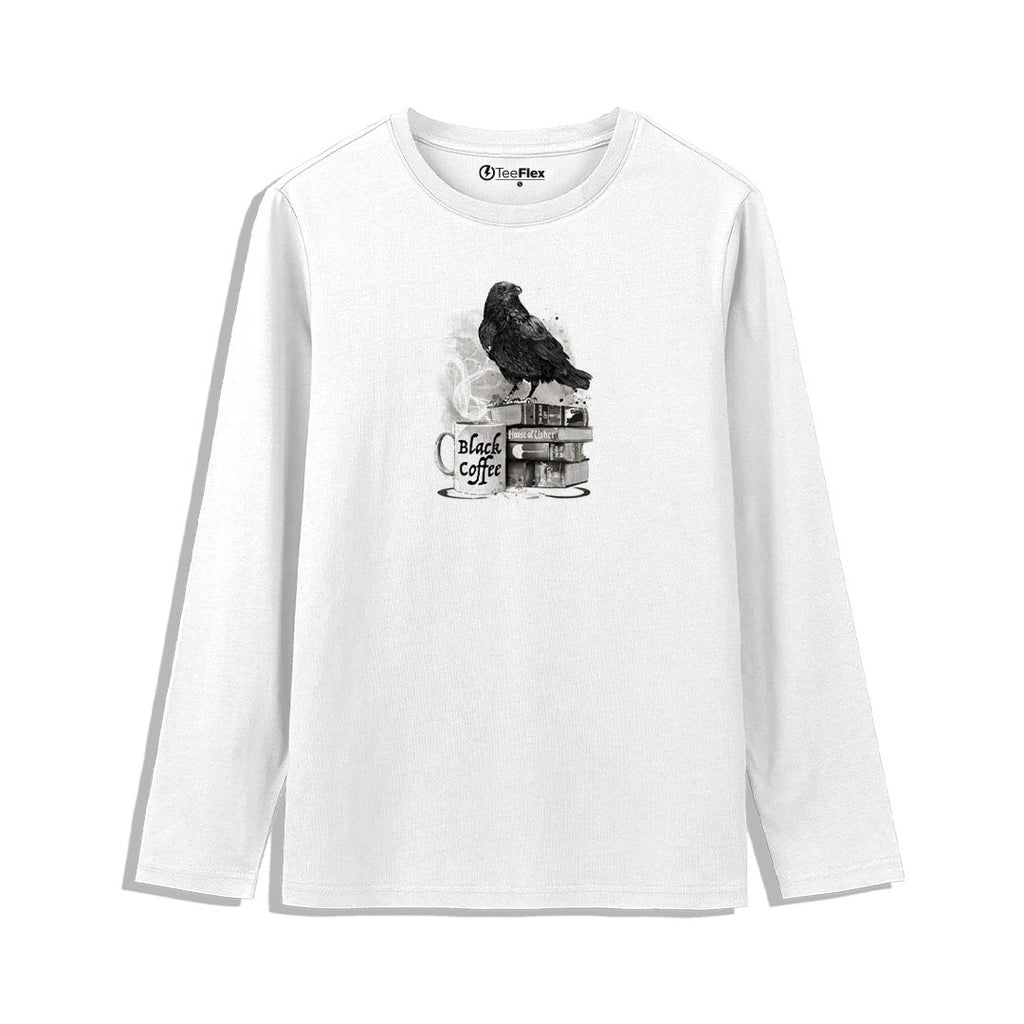 Coffee, Raven And Poe Tee