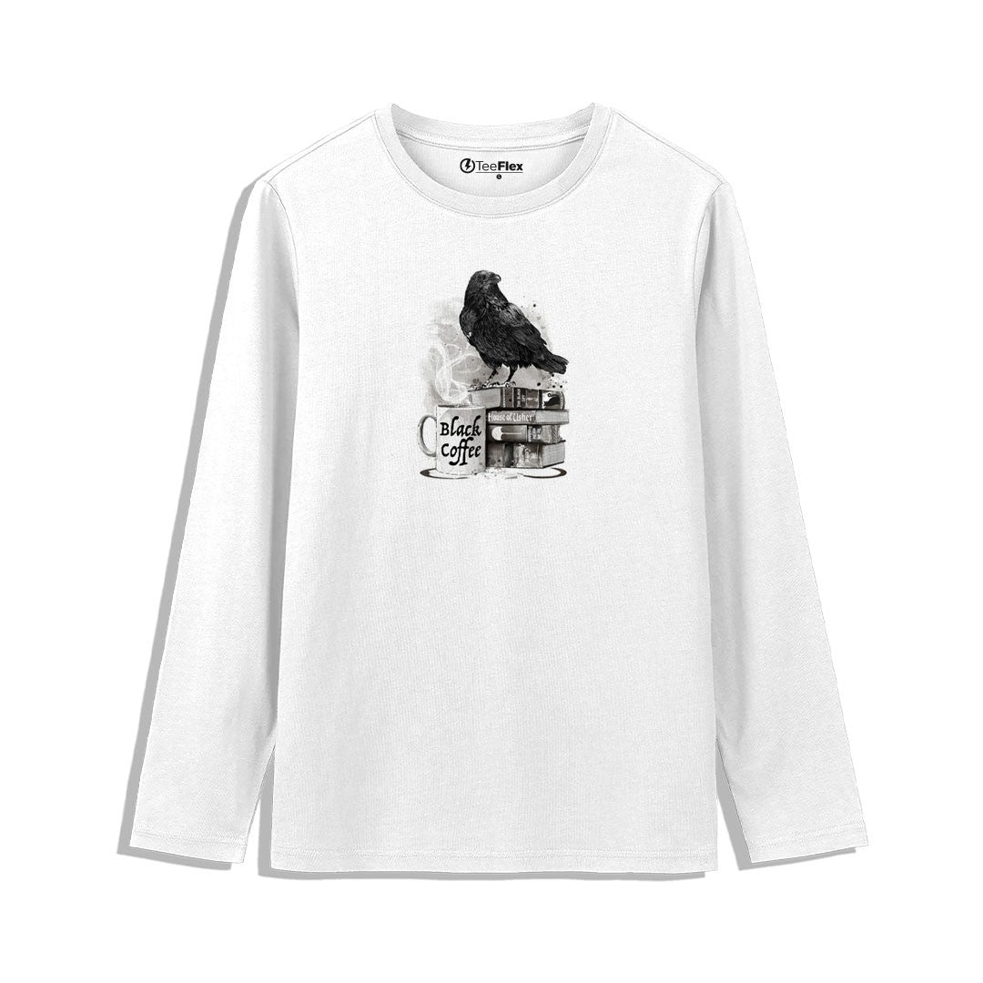 Coffee, Raven And Poe Tee