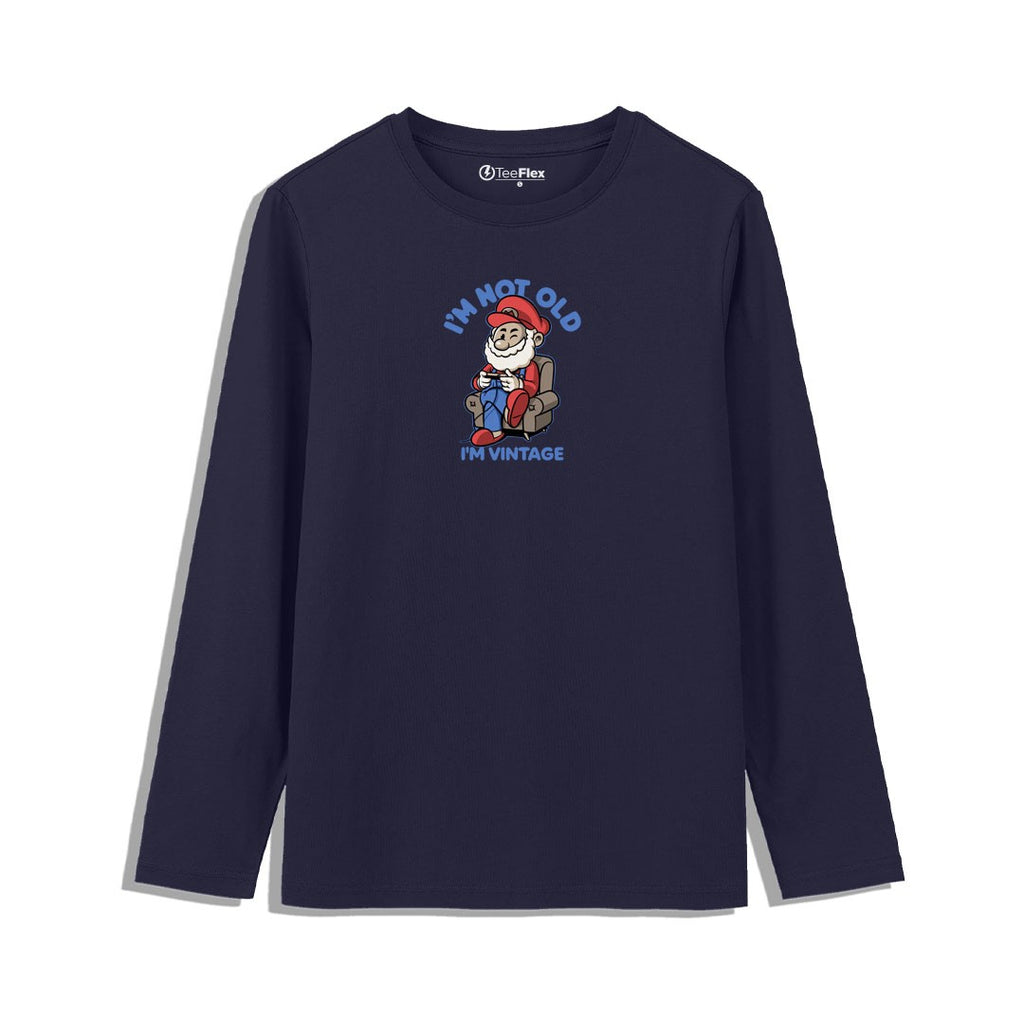 I Am Just Vintage full Sleeves Tee