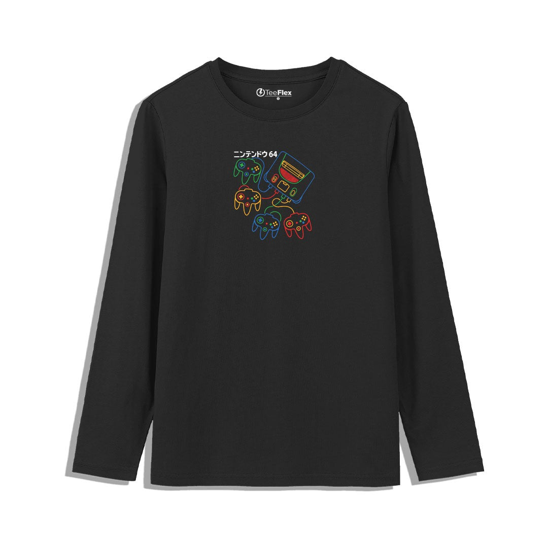 Retro N64 full Sleeves Tee