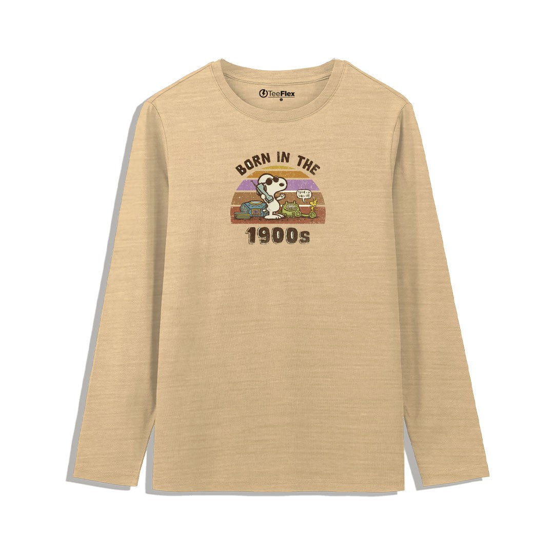 Born In The 1900s full Sleeves Tee