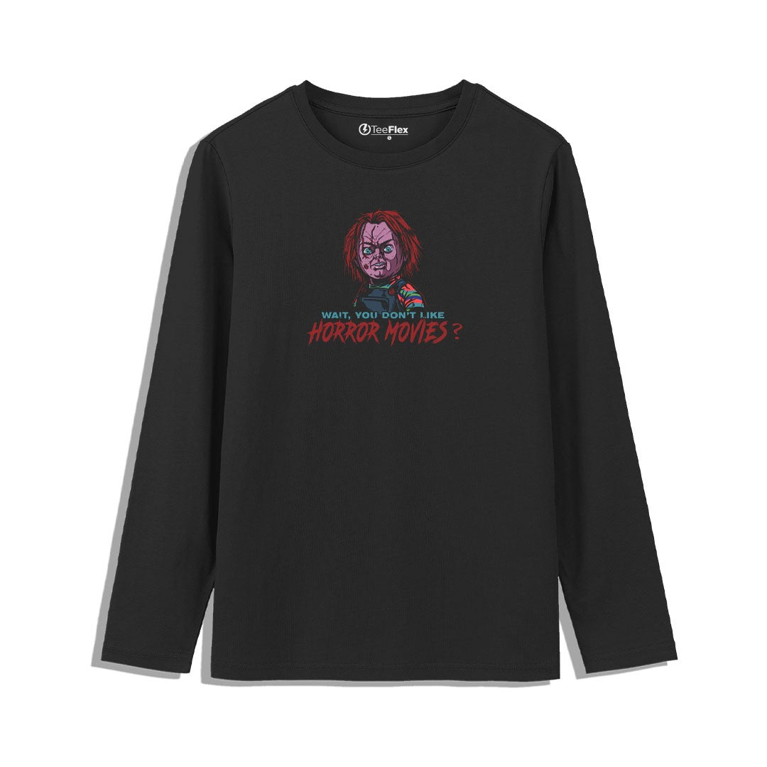 Wait No Horror Movies Tee