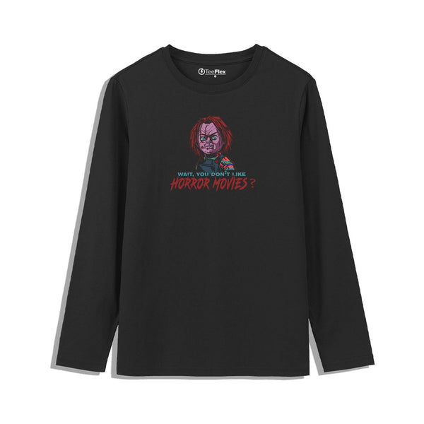 Wait No Horror Movies Tee