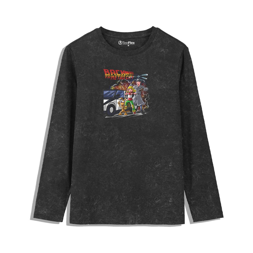 Back To Metro City full Sleeves Tee