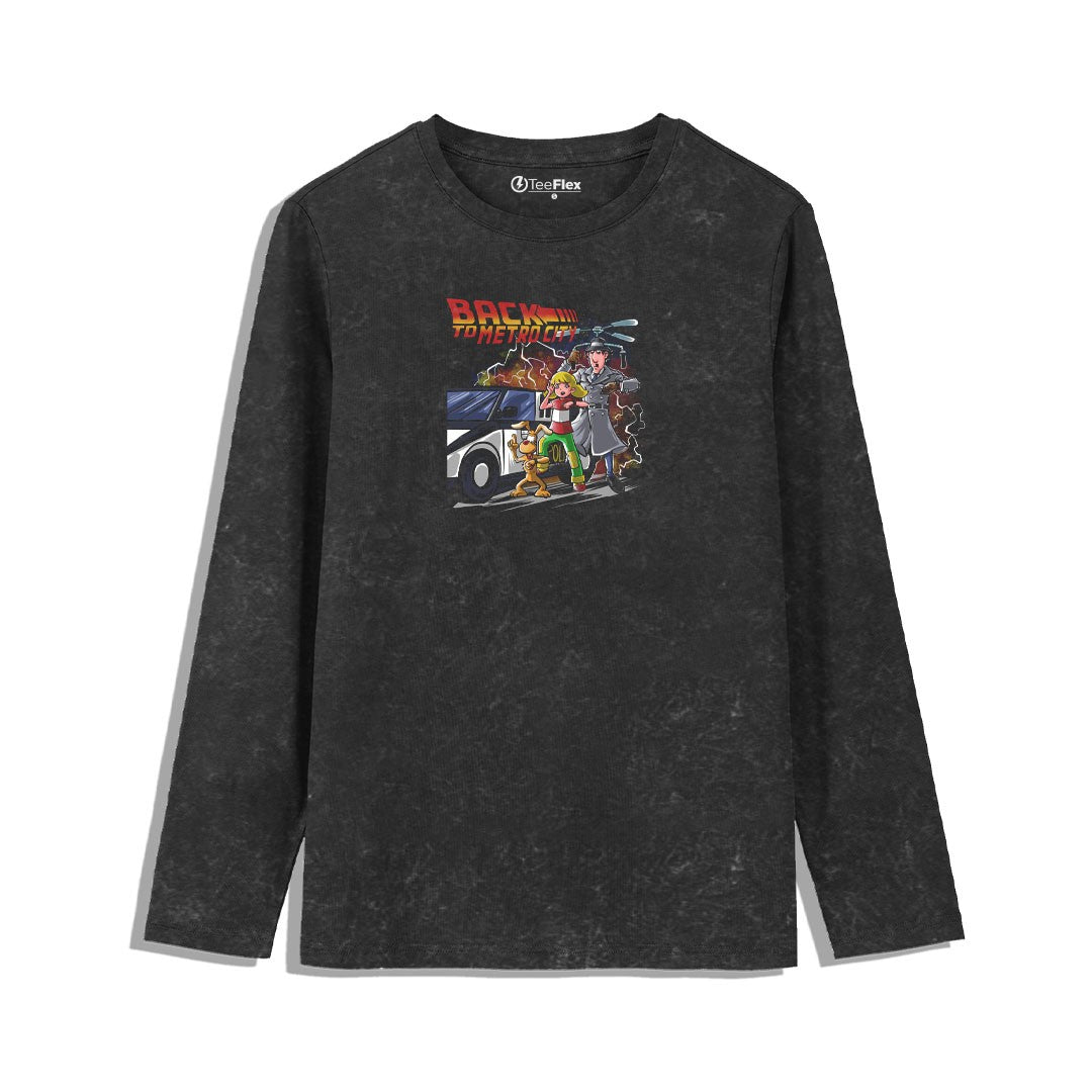 Back To Metro City full Sleeves Tee