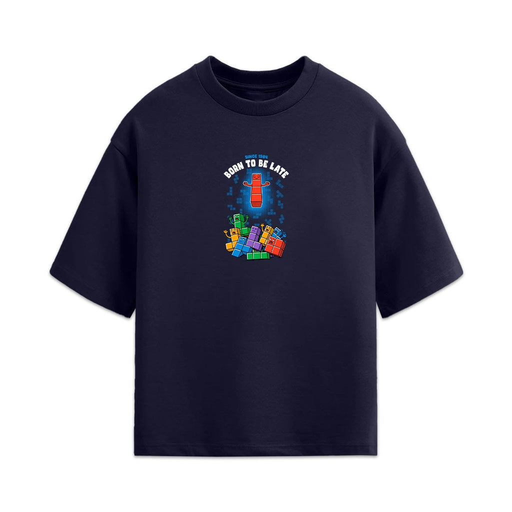 Born To Be Late Oversized Tee