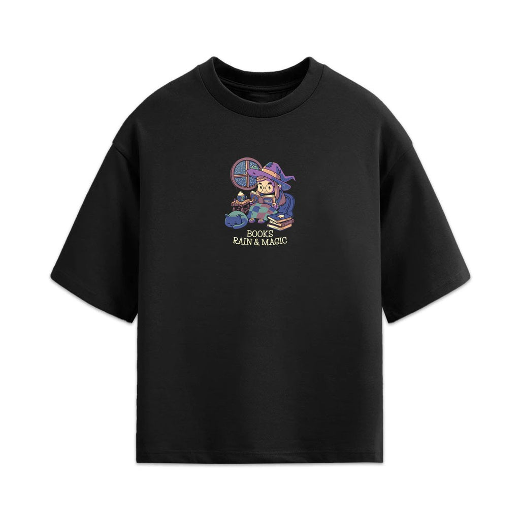 Books Rain And Magic Tee