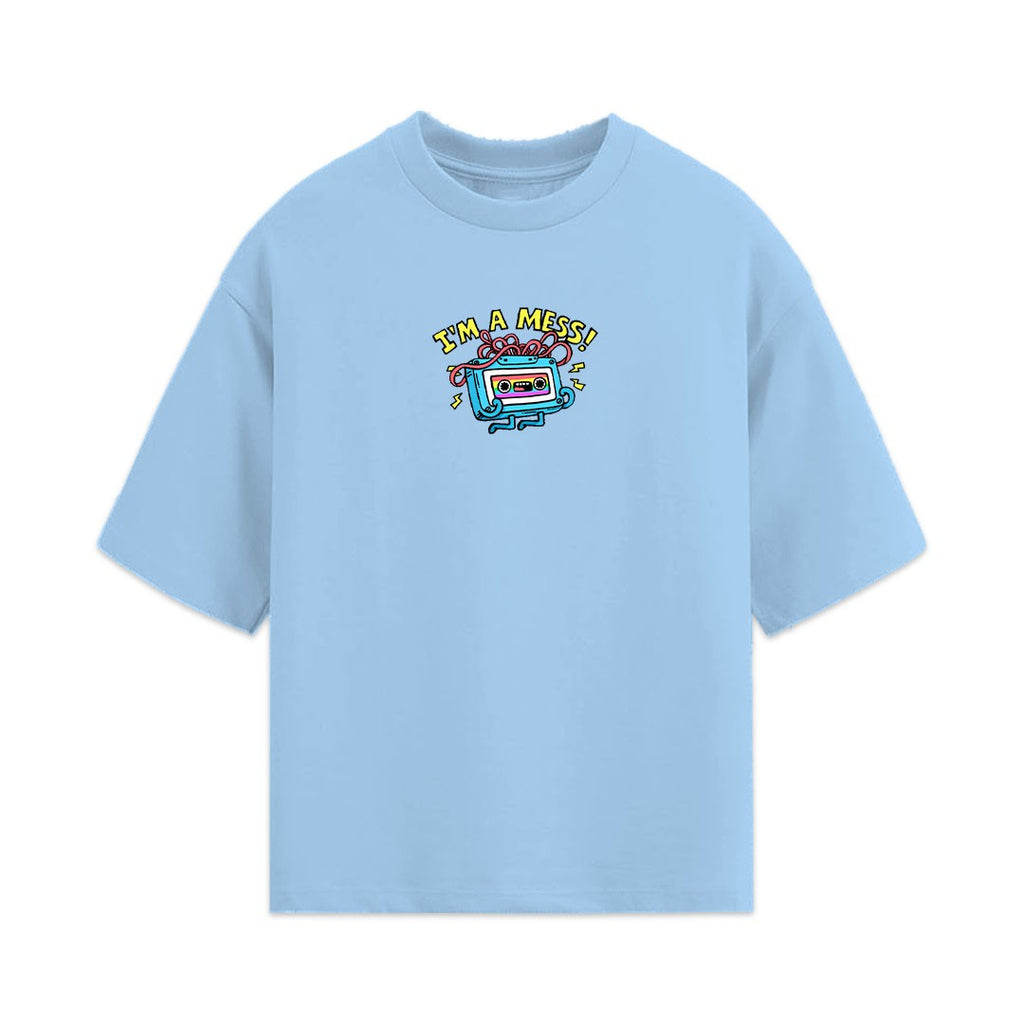 A Mess In The 90s Oversized Tee