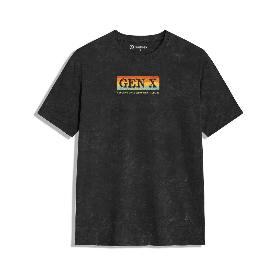 Adulting Since Elementary School full Sleeves Tee