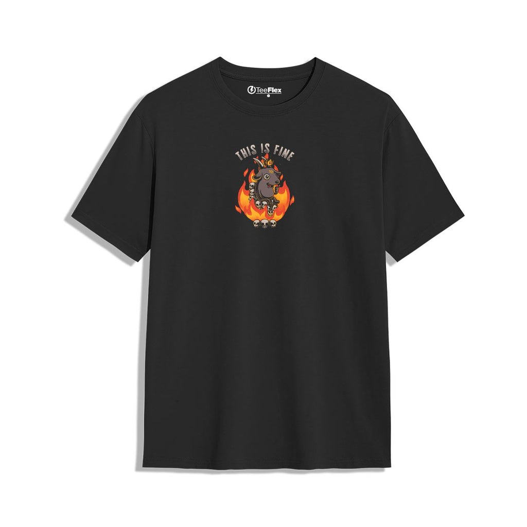 Fire Demon Meme Fine Tee