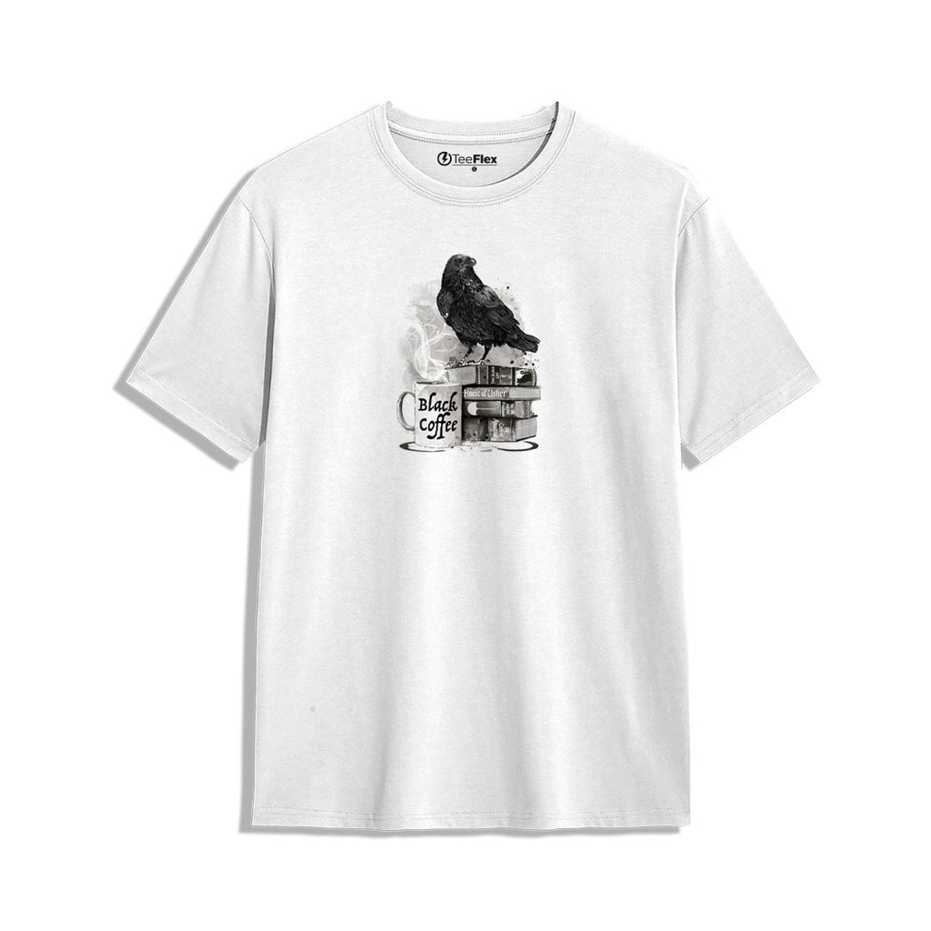Coffee, Raven And Poe Tee
